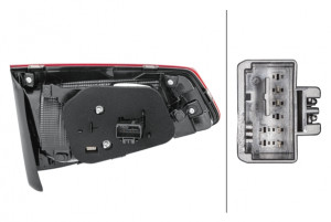 Stop lampa spate Dreapta (partea interioara, LED) potrivit VW PASSAT ALLTRACK B8, PASSAT B8 08.14- - Img 4