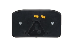 Stop spate dreapta (LED, 12/24V, cu intermitent, cu lumina de ceata, lumina de marșarier, cu lumina stop, lumini parcare, reflector triunghiular) - Img 2