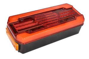 Stop spate dreapta (LED, 12/24V, cu intermitent, cu lumina de ceata, lumina de marșarier, cu lumina stop, lumini parcare, reflector, lumina laterala, lungimea cablu : 2m) - Img 3