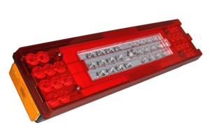 Stop spate dreapta (LED, 24V, cu intermitent, cu far de ceață, lumina de marșarier, cu stop, lumină de parcare, cu iluminare placuta, reflector ) potrivit MERCEDES - Img 3