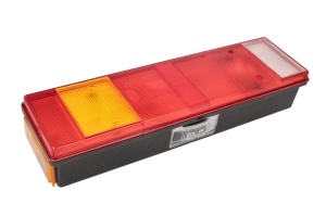Stop spate stanga (12/24V, cu iluminare placuta, reflector, suruburi, conector: PE, cu cablu) potrivit DAF 65 CF, 75 CF, 85 CF, 95 XF, CF 65, CF 75, CF 85, DB, F 1500, LF 45 01.74- - Img 3
