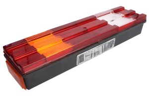 Stop spate stanga (24V, cu intermitent, cu far de ceață, lumina de marșarier, cu stop, lumină de parcare, cu iluminare placuta, lungime cablu: 1,2m) potrivit MERCEDES MK 07.87-09.96 - Img 3