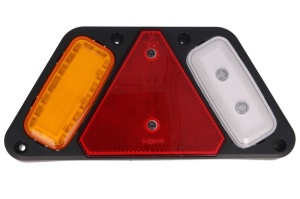 Stop spate stanga W228 (LED, 12/24V, cu intermitent, cu lumina de ceata, cu lumina stop, lumini parcare, reflector, lungimea cablu : 2m) - Img 1