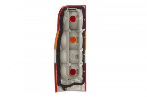 Stop tripla lampa spate dreapta potrivit FORD TRANSIT BUS/CAROSERIE/PLATFORMA/SASIU 2000-2006 - (Semnalizator portocaliu, culoare sticla: rosu) - Img 2