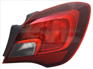 Stop tripla lampa spate dreapta potrivit OPEL CORSA 3 usi dupa 2014 - ( exterior , Semnalizator alb, culoare sticla: rosu)