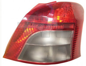 Stop tripla lampa spate dreapta potrivit TOYOTA YARIS HATCHBACK 2005-2010 - (Semnalizator alb, culoare sticla: rosu)