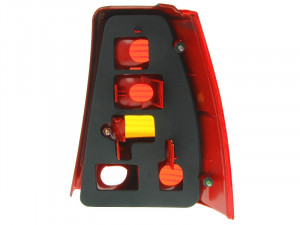 Stop tripla lampa spate stanga potrivit VW BORA, GOLF COMBI 1997-2006 - (Semnalizator portocaliu, culoare sticla: rosu) - Img 2