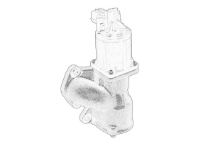 Supapa EGR potrivit ISUZU D-MAX; RODEO potrivit ISUZU D-MAX I, D-MAX II 4JJ1E4C-L-4JK1-TC 01.07-12.18 - Img 2