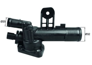 Termostat sistem racire (83°C, in carcasa) potrivit DACIA DOKKER, DOKKER EXPRESS/MINIVAN, DUSTER, DUSTER/SUV, LODGY, LOGAN II, LOGAN MCV II, SANDERO II; NISSAN CUBE, JUKE 0.9-2.5D 10.97- - Img 1