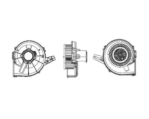 Ventilator habitaclu potrivit AUDI A2; SEAT CORDOBA, IBIZA III, IBIZA IV, IBIZA IV SC, IBIZA IV ST, TOLEDO IV; SKODA FABIA I, FABIA I PRAKTIK, FABIA II, ROOMSTER, ROOMSTER PRAKTIK 1.0-2.0D 08.99- - Img 2