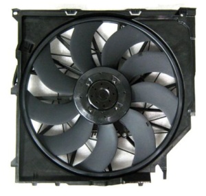 Ventilator radiator (cu carcasa) potrivit BMW X3 (E83) 2.0D-3.0D 09.03-08.10 - Img 2