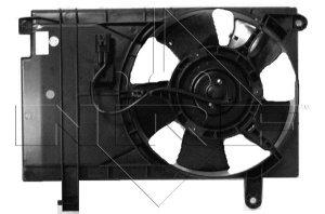 Ventilator radiator (cu carcasa) potrivit CHEVROLET AVEO / KALOS; CITROEN BERLINGO/MINIVAN; DAEWOO KALOS, NUBIRA 1.2-1.9D 07.98- - Img 1