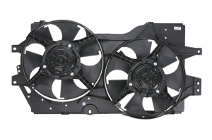 Ventilator radiator (cu carcasa) potrivit CHRYSLER CARAVAN, GRAND VOYAGER III, VOYAGER III; DODGE CARAVAN 2.0-3.8 01.95-12.07 - Img 2