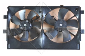 Ventilator radiator (cu carcasa) potrivit CITROEN C-CROSSER, C-CROSSER ENTERPRISE; MITSUBISHI ASX, LANCER VIII, OUTLANDER II; PEUGEOT 4007 1.8D-3.0 11.06- - Img 2
