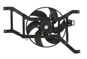 Ventilator radiator (cu carcasa) potrivit DACIA LOGAN, LOGAN EXPRESS, LOGAN MCV, SANDERO; RENAULT LOGAN I, SANDERO/STEPWAY I 1.0ALK-1.6LPG 09.04- - Img 2