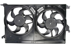 Ventilator radiator (cu carcasa) potrivit FIAT CROMA 1.9D 06.05-12.11 - Img 1