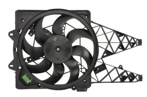 Ventilator radiator (cu carcasa) potrivit FIAT DOBLO, DOBLO CARGO 1.3D-2.0D 01.10- - Img 1