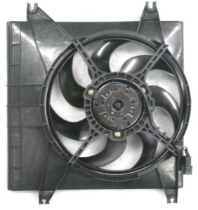 Ventilator radiator (cu carcasa) potrivit HYUNDAI ATOS 1.1 08.03-12.08 - Img 3