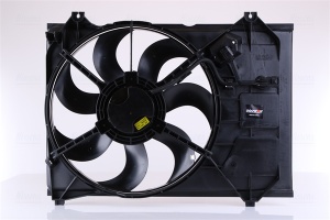 Ventilator radiator (cu carcasa) potrivit KIA RIO II 1.5D 03.05-12.11 - Img 1