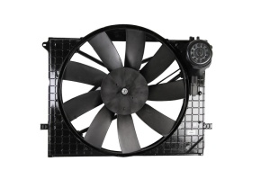 Ventilator radiator (cu carcasa) potrivit MERCEDES S (C215), S (W220) 2.8-5.8 10.98-03.06 - Img 1