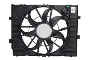 Ventilator radiator (cu carcasa) potrivit VW TOUAREG 3.0D/3.0H/3.6 01.10-03.18 - Img 1