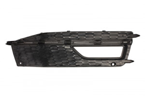 Acoperire bara fata Stanga potrivit AUDI A4 ALLROAD B8, A4 B8 2007-2016 2011-2016 - (cu stipe cromate, S, cu gauri pentru lampa de ceata, negru) - Img 2