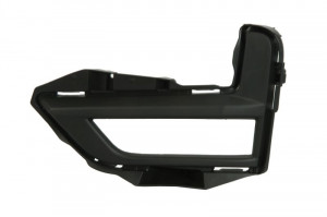 Acoperire bara fata Stanga potrivit NISSAN X-TRAIL III dupa 2014 dupa 2017 - (cu gauri pentru lampa de ceata, plastic, negru)