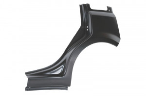 Aripa spate Stanga potrivit FIAT PANDA, PANDA/HATCHBACK 2003-2012 - (cu o parte din panou lateral, otel)