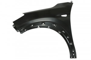 Aripa Stanga potrivit HYUNDAI TUCSON 2015-2018 - (cu locas semnalizator, cu orificii ornament)