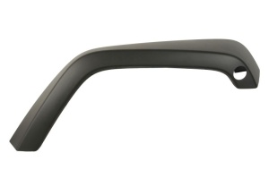 Bandou aripa fata dreapta potrivit JEEP WRANGLER III JK 2006-2017 - (negru, cu o deschidere pentru indicator luminos)