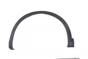 Bandou aripa fata stanga potrivit NISSAN QASHQAI II J11 2013-2017 - (negru)