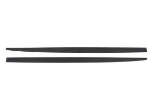 Bandou protectie prag stanga/dreapta potrivit BMW 1 F20, F21 2010-2015 - (negru-mat, pachet M, set)