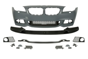 Bara Fata, M PERFORMANCE, cu grilaje, cu locas lampa ceata, cu locas spalator faruri, grunduit potrivit BMW 5 F10, 5 F11 2009-2013