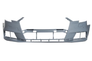Bara Fata potrivita AUDI A3 8V Hatchback 2016-2020 (cu primer ACTIVE, cu orificii spalator faruri, numar orificii senzori parcare: 4, grund)