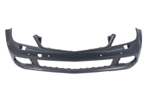 Bara protectie fata potrivita Mercedes-Benz C-KLASA W204 2007-2011 - grunduita, SUA, cu gauri pentru senzorii de parcare