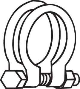 Clema esapament (65mm) potrivit MERCEDES 124 (C124), 124 (W124), E (C124), E (W124), V (638/2), VIANO (W639), VITO / MIXTO (W639), VITO (W638), VITO (W639); ALFA ROMEO 155 2.0D-3.2 12.84- - Img 2