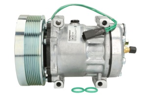 Compresor climatizare (R134a) potrivit CATERPILLAR 120H, 120K, 120K2, 120M, 135H, 140H, 140K, 621B, 621E, 621F, 621G, 623B, 623E, 623F, 623G, 627F, 627G, 631D, 631E, 631G, 633D, 633E II, 637E - Img 1