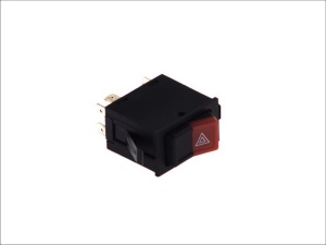 Comutator lumini avarie potrivit VW GOLF I, JETTA I, LT 28-35 I, PASSAT B1, PASSAT B2, POLO II, TRANSPORTER T3 05.73-06.96 - Img 1