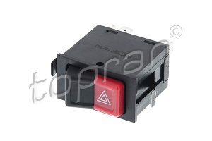 Comutator lumini avarie potrivit VW GOLF I, JETTA I, LT 28-35 I, PASSAT B1, PASSAT B2, POLO II, TRANSPORTER T3 05.73-06.96 - Img 2