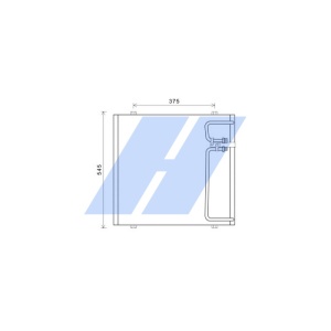 Condensator climatizare 520x515x18 potrivit FENDT 916 FAVORIT, 920 FAVORIT, 926 FAVORIT - Img 3