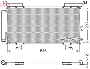 Condensator climatizare (cu uscator) potrivit SUBARU LEGACY VI, OUTBACK 2.0D/2.5/3.6 10.14- - Img 3