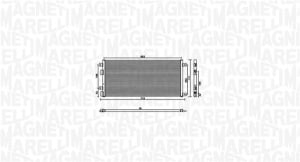 Condensator climatizare potrivit IVECO DAILY III, DAILY IV 2.3D/2.8D 05.99-08.11 - Img 2