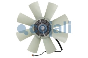 Cupla ventilator radiator (cu ventilator, 750mm, numar lame: 8, numar pini: 5) potrivit SCANIA G I, P I, R I, T DC11.08-DT16.08 03.04-05.19 - Img 1