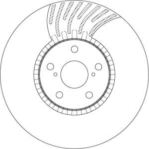 Disc frana Fata Dreapta potrivit LEXUS GS, IS II, IS III, RC 2.0-4.6 04.05- - Img 4
