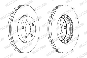 Disc frana Fata Dreapta/Stanga potrivit CHEVROLET CAMARO, MALIBU; OPEL ASTRA J GTC, INSIGNIA A, INSIGNIA A COUNTRY; SAAB 9-5 1.4-3.6 07.08- - Img 4
