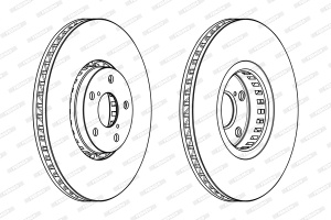Disc frana Fata Stanga potrivit LEXUS GS, IS II, IS III, RC 2.0-4.6 04.05- - Img 3