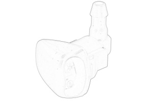 Diuza spalare parbriz fata stanga potrivit MAZDA 6 GG, GY 2002-2008