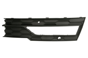 Element bara grila dreapta cu locas proiector negru mat potrivit SKODA OCTAVIA IV dupa 2019