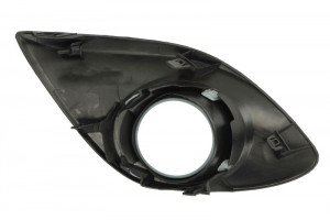 Element bara Stanga cu locas lampa ceata, plastic, gri/negru potrivit MAZDA 2 2007-2015 2007-2010 - Img 2