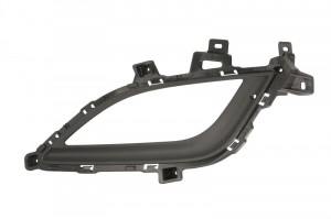 Element bara Stanga cu locas lampa ceata, plastic, negru potrivit HYUNDAI I30 dupa 2011 2011-2015